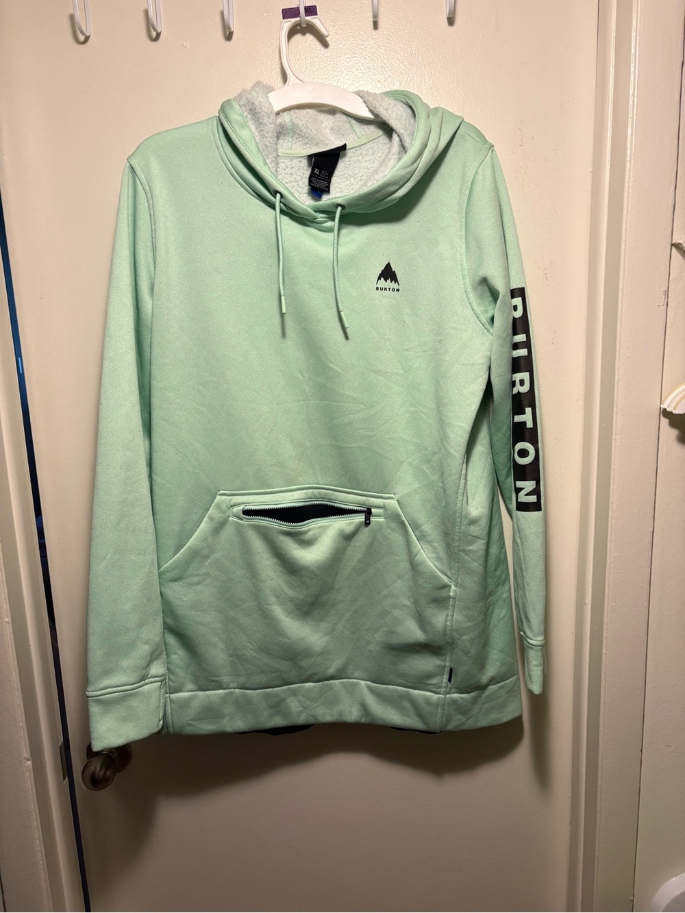 Burton Mint Green Crewneck Hoodie Pullover